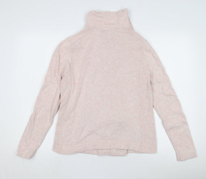 Womens UK Size M Viyella Pink Full Zip Jumper