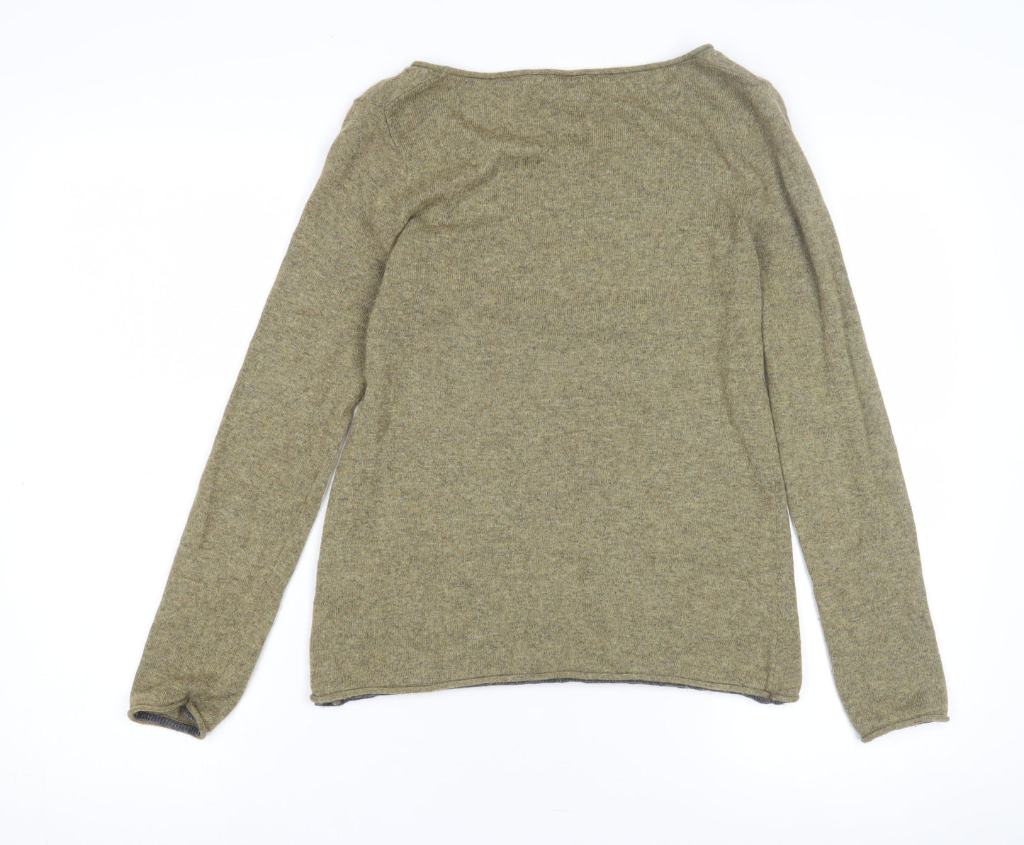 Womens UK Size 10 Unknown Green Pullover Jumper