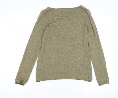 Womens UK Size 10 Unknown Green Pullover Jumper