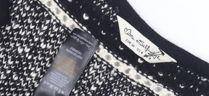 Womens UK Size 8 Miss Selfridge Black Cardigan Jumper