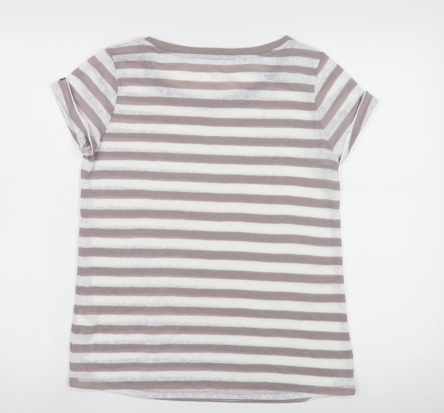 Womens UK Size 8 Marks and Spencer Multicoloured Basic T-Shirt