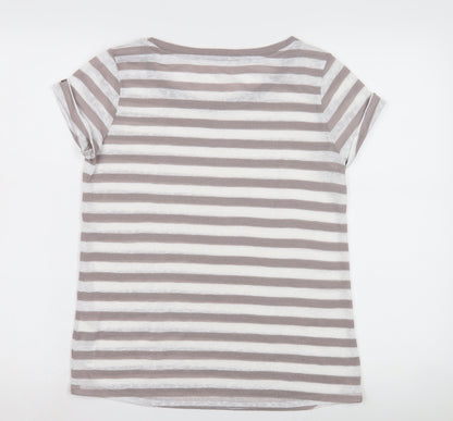 Womens UK Size 8 Marks and Spencer Multicoloured Basic T-Shirt
