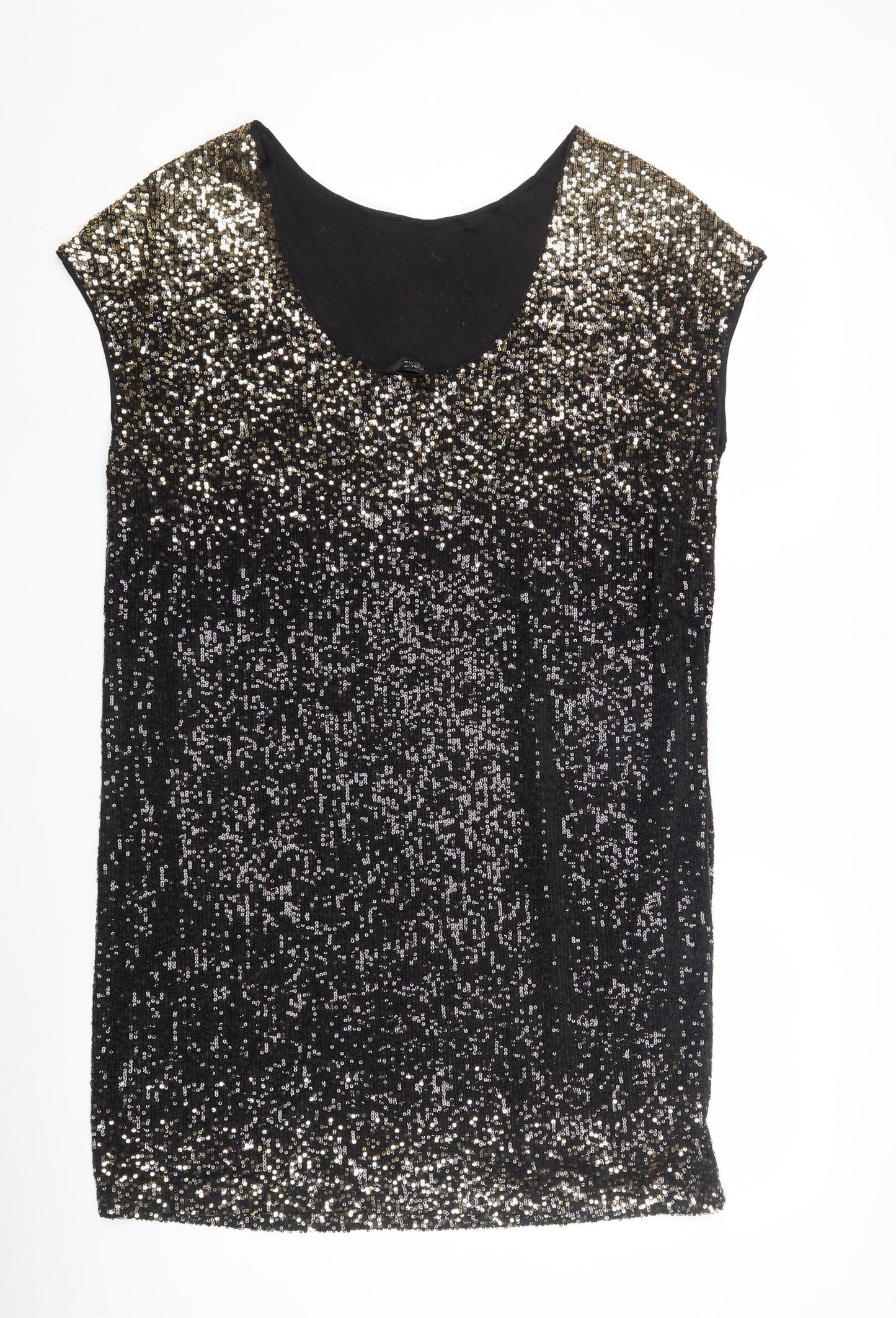 Next Women's Black Sequin Party Dress Size 12