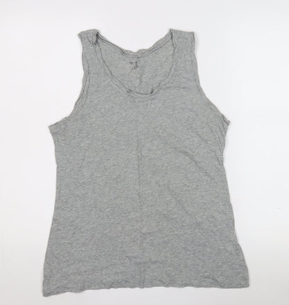 Gap Women's Grey Tank Top M - Casual Sleeveless Cotton