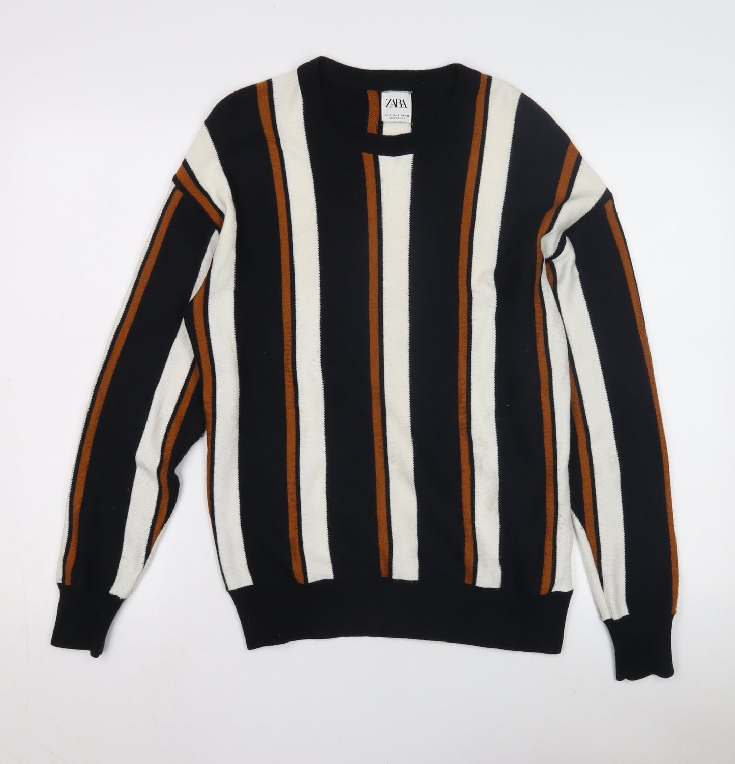Womens UK Size 10 Zara Multicoloured Pullover Jumper