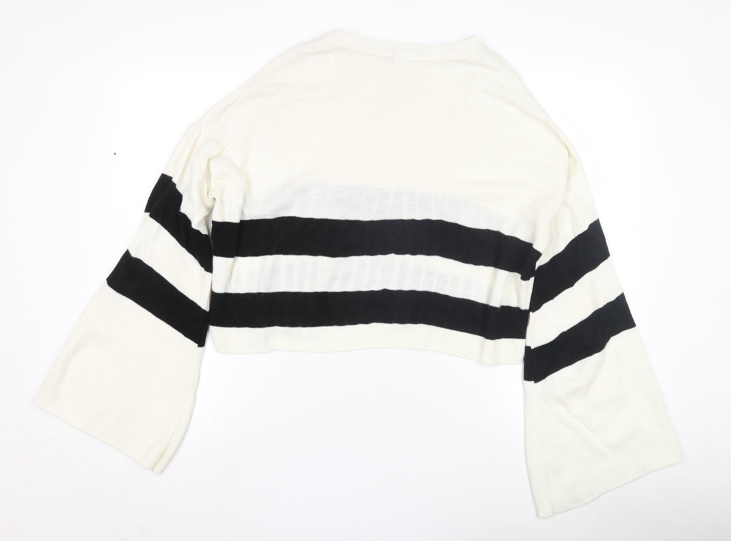 boohoo Women's Striped Pullover Jumper, Size UK 10