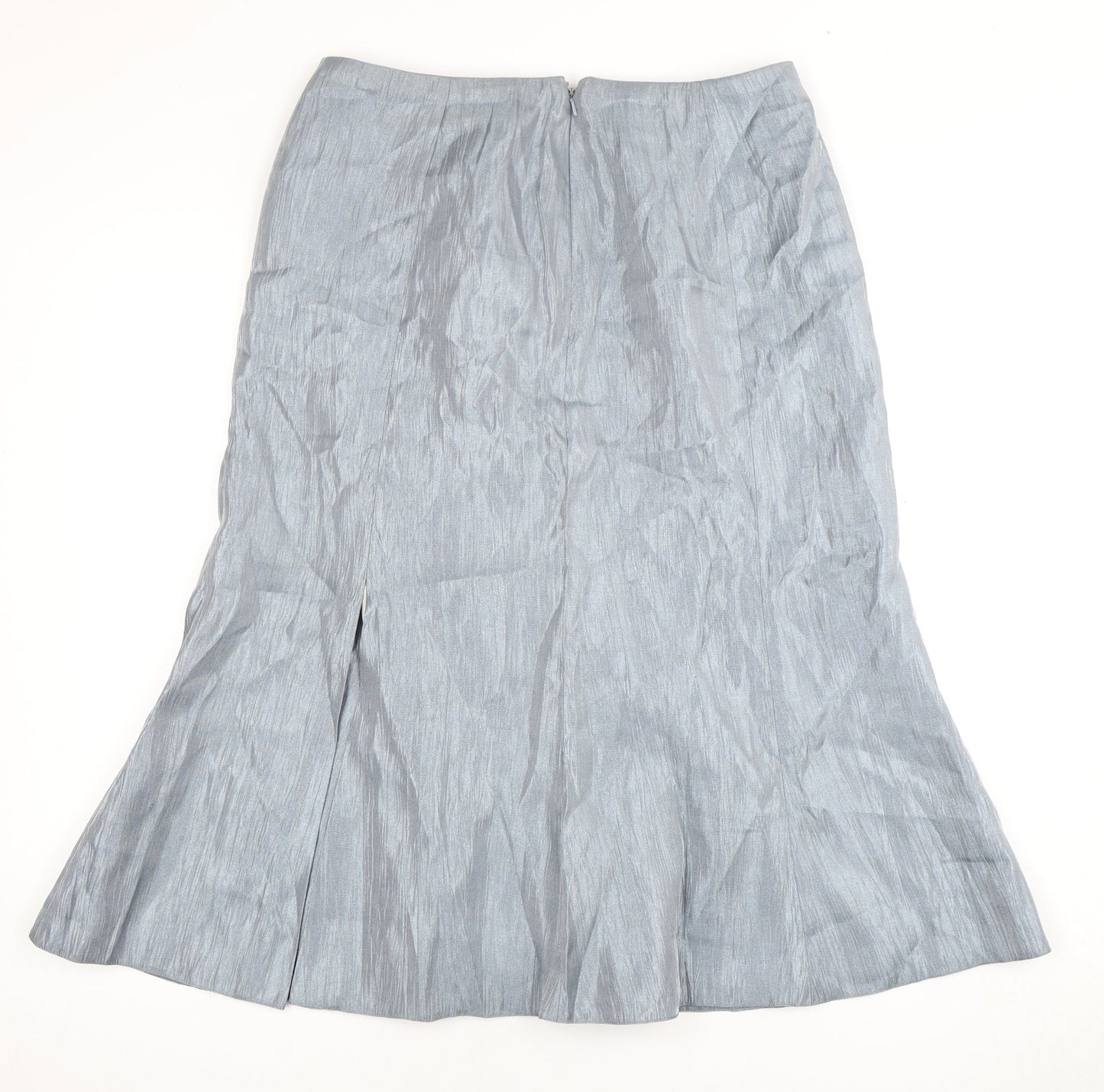 Jacques Vert Women's Grey Midi Trumpet Skirt Size 12