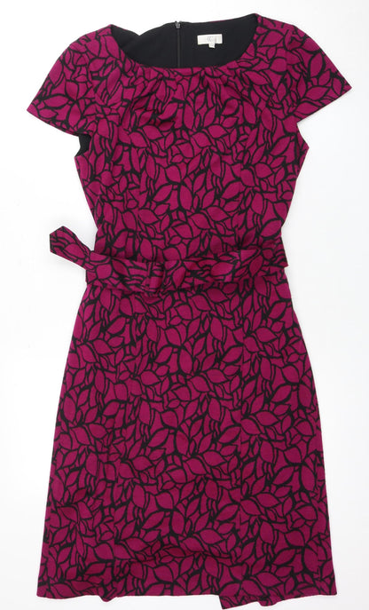 Elegant Women's Multicoloured Geometric Dress M