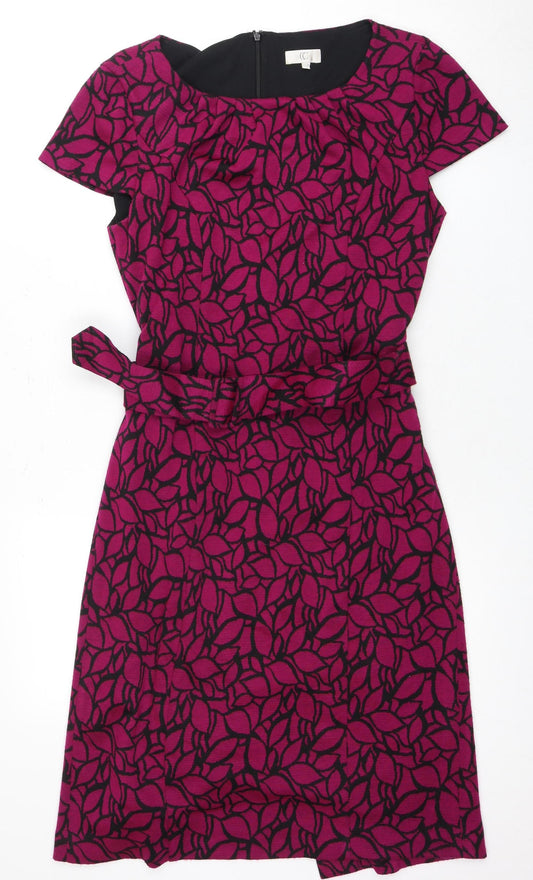 Elegant Women's Multicoloured Geometric Dress M