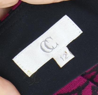 Elegant Women's Multicoloured Geometric Dress M