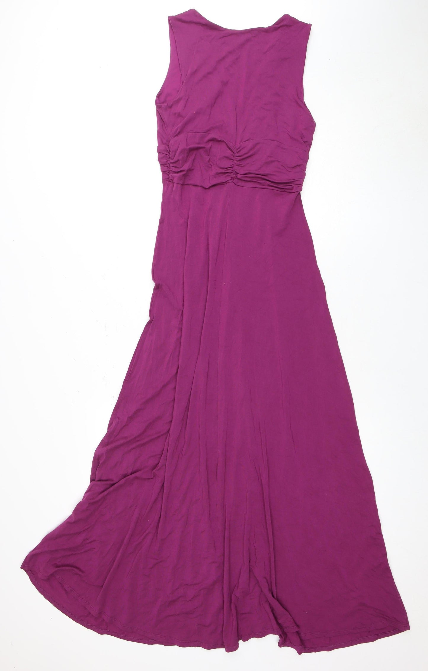 Jane Ashley Women's Purple Long Knit Dress Size 12