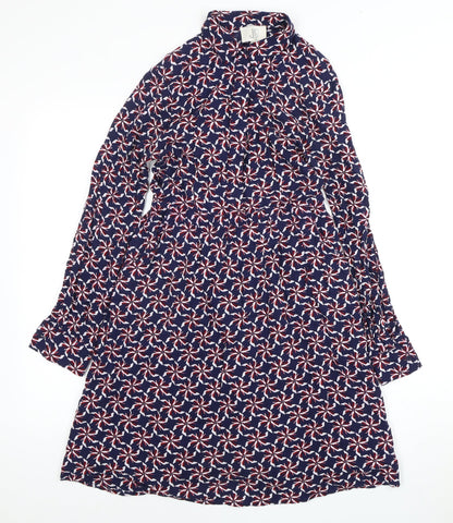 Joy Women's Floral Collared Dress XS Multicoloured
