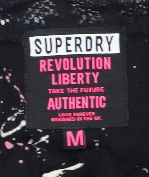 Superdry Women's Black Lace Jumpsuit M