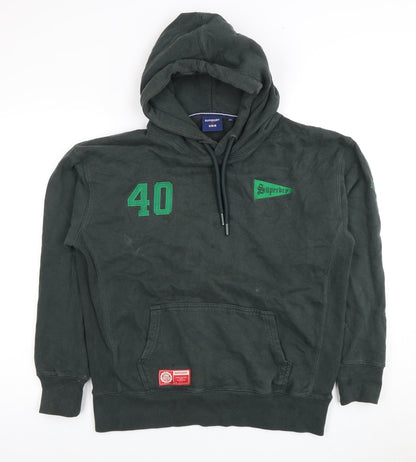 Superdry Men's Green Pullover Hoodie XS