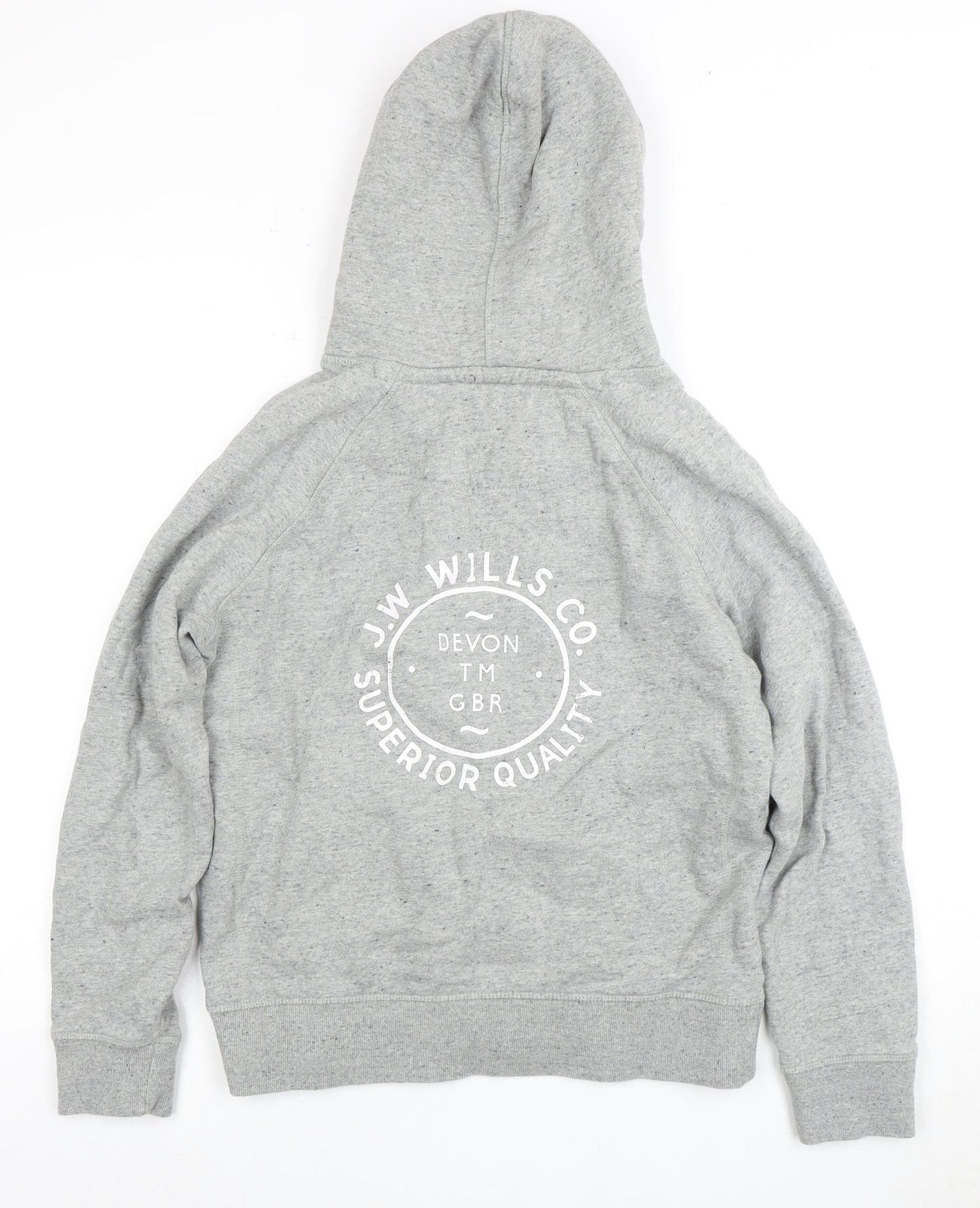 Mens UK Size L Jack Wills Grey Pullover Hoodie