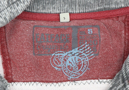Mens UK Size S FatFace Red 1/4 Zip Sweatshirt