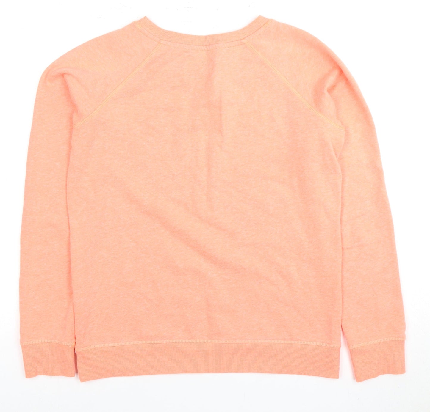 American Eagle Womens Orange Logo Pullover Crew Neck Sweatshirt