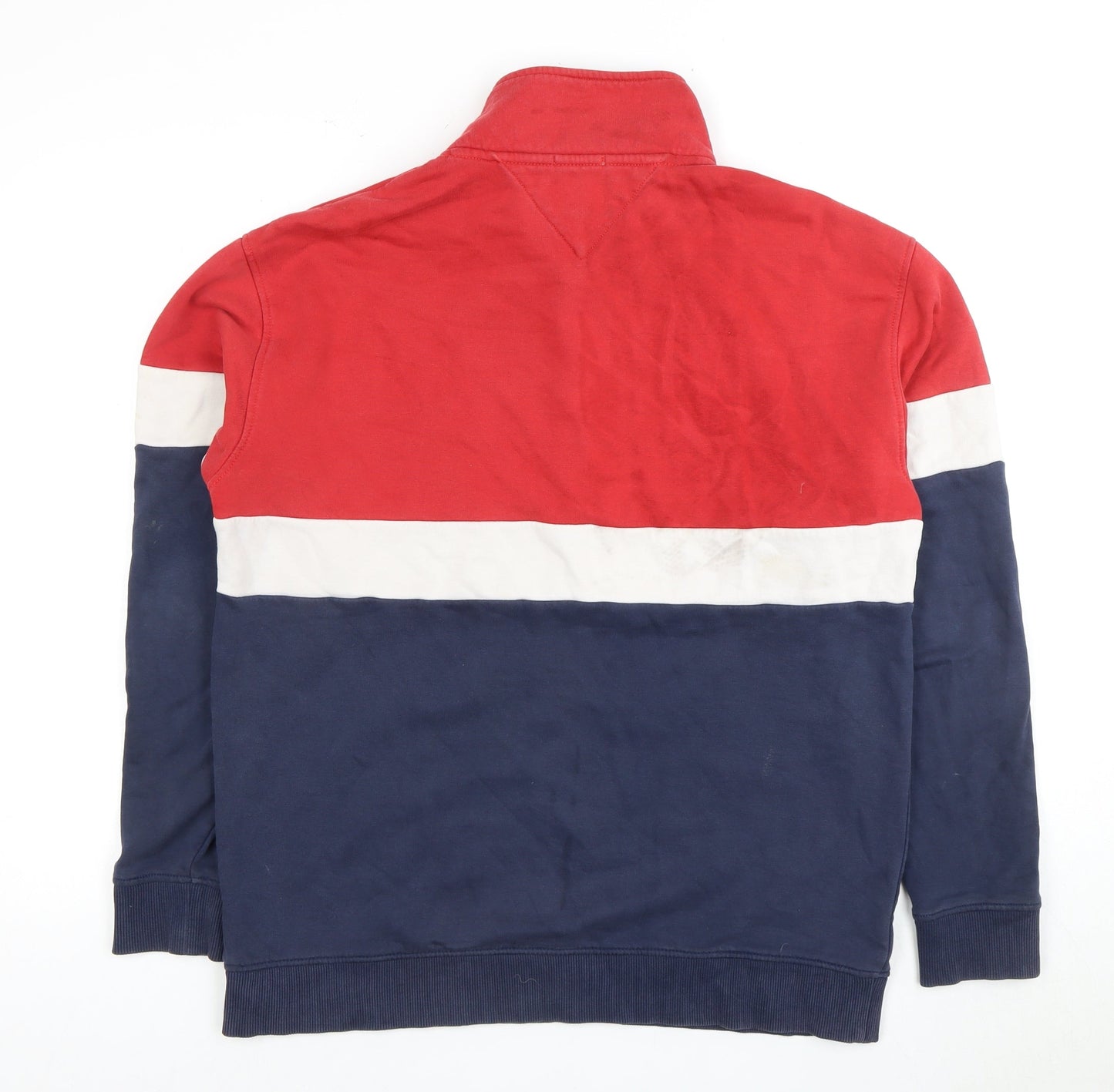 Tommy Jeans Men's Red White Blue Pullover Sweatshirt M