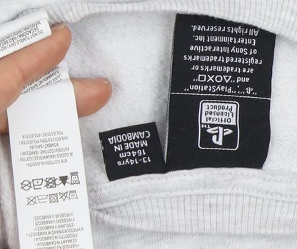 Boys PlayStation Grey Pullover Sweatshirt - Size 14 Years