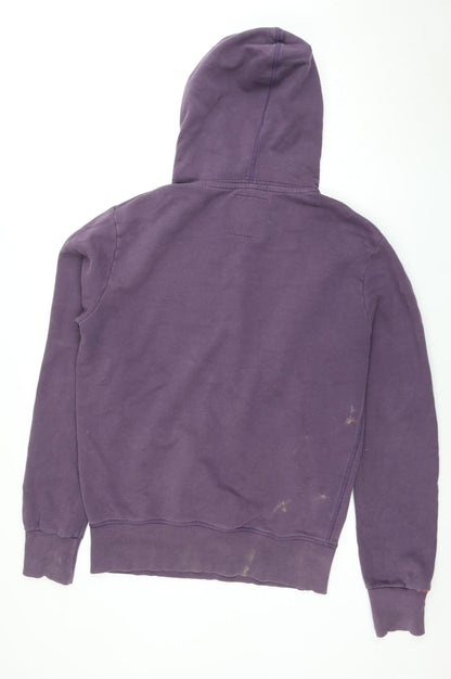 Superdry Men's Purple Pullover Hoodie, L, Racing Style