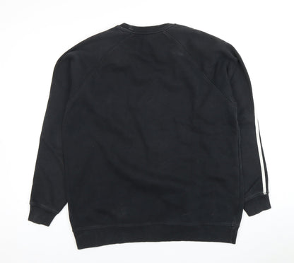 Adidas Men's Black Pullover Sweatshirt - Large