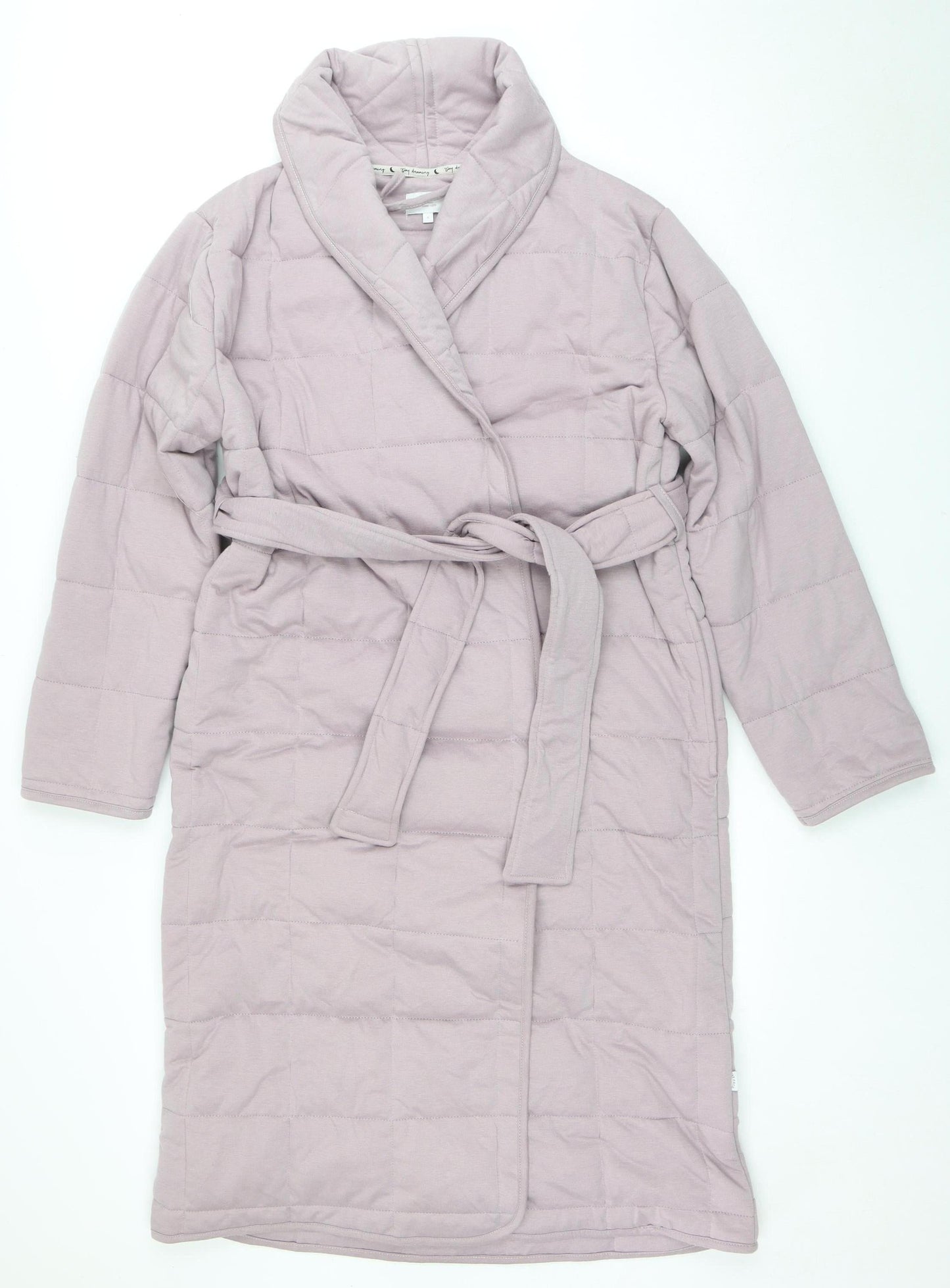 Womens UK Size S FatFace Purple Quilted Coat