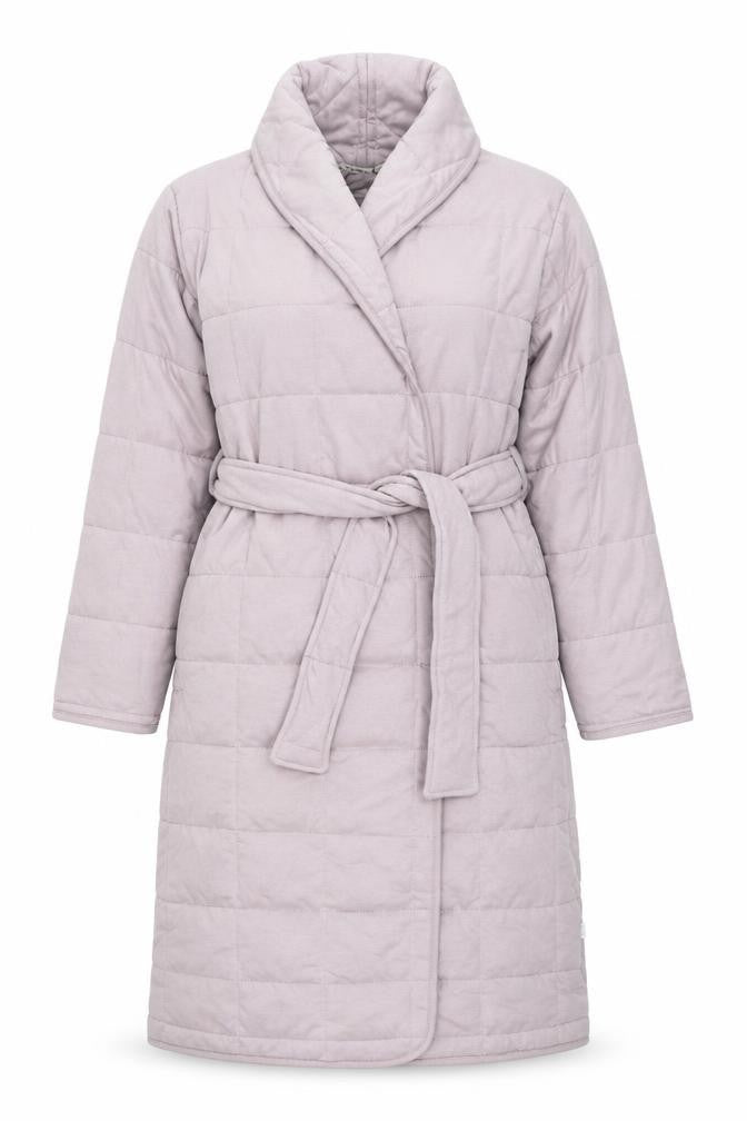 Womens UK Size S FatFace Purple Quilted Coat