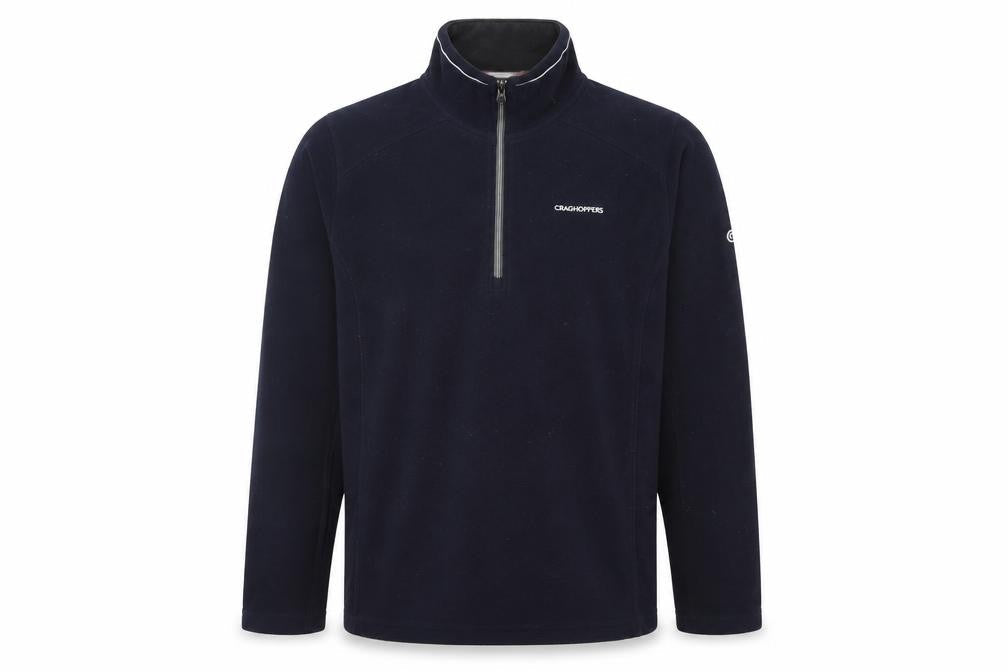 Mens UK Size M Craghoppers Blue 1/4 Zip Sweatshirt