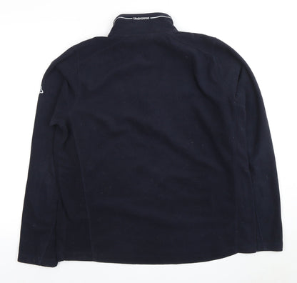 Mens UK Size M Craghoppers Blue 1/4 Zip Sweatshirt