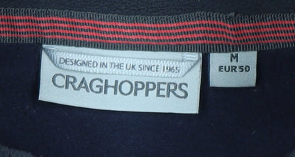 Mens UK Size M Craghoppers Blue 1/4 Zip Sweatshirt