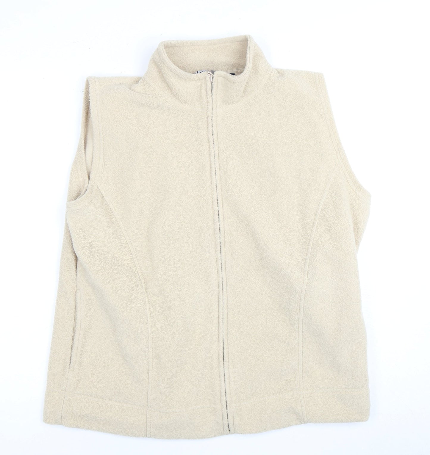 Lyle Beige Fleece Waistcoat, Size L, Unisex, Casual