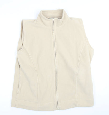 Lyle Beige Fleece Waistcoat, Size L, Unisex, Casual