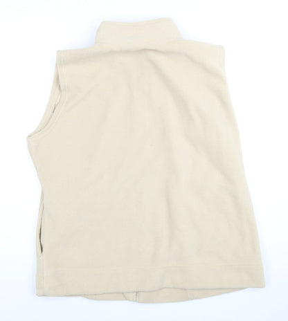 Lyle Beige Fleece Waistcoat, Size L, Unisex, Casual
