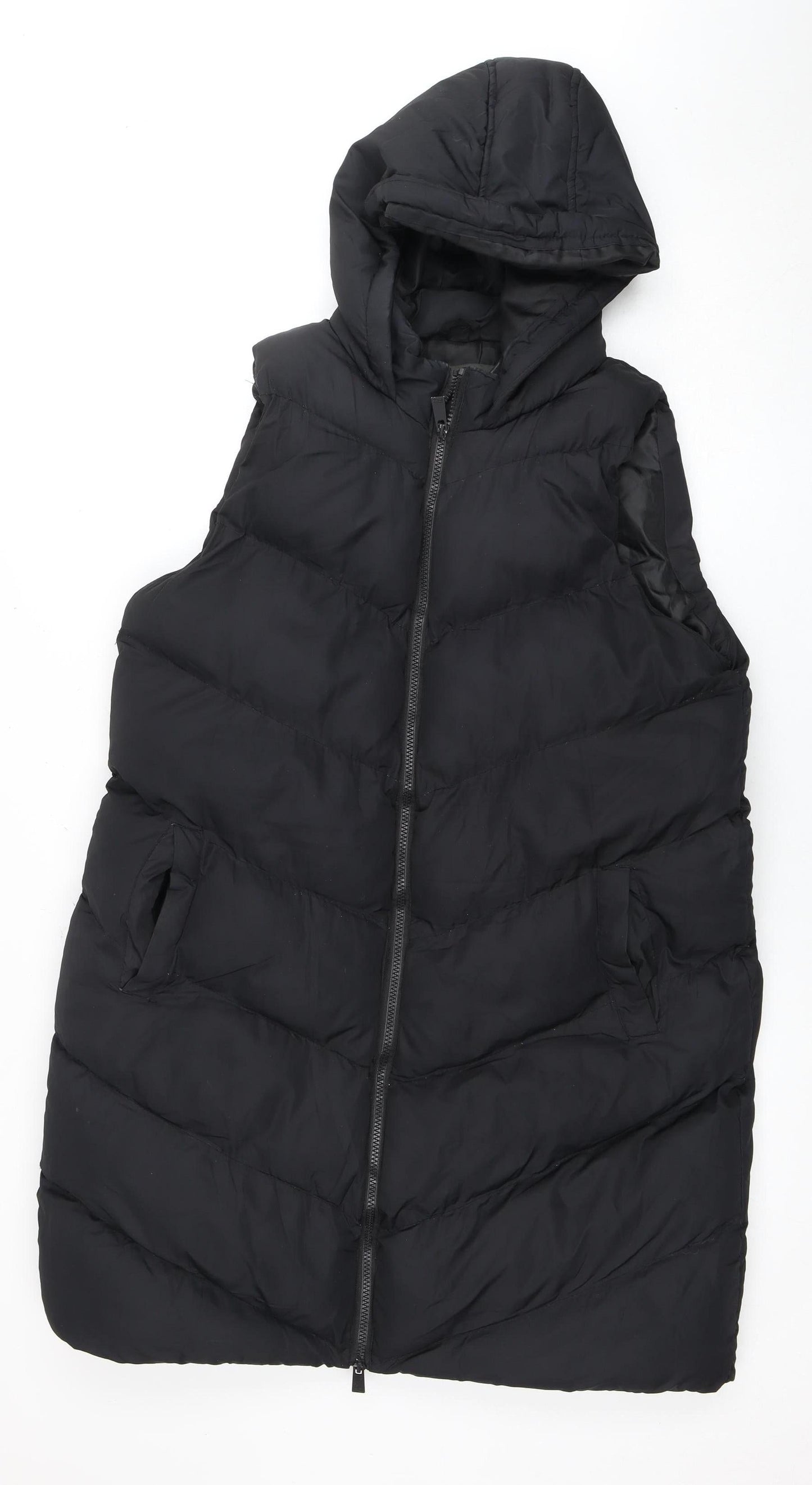 Womens UK Size L French Connection Black Puffer Jacket