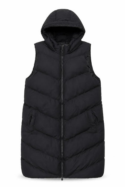 Womens UK Size L French Connection Black Puffer Jacket
