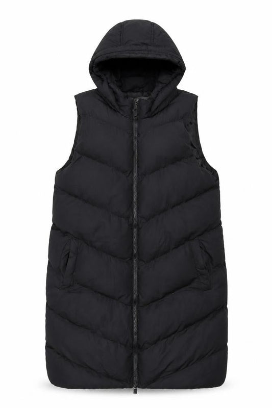 Womens UK Size L French Connection Black Puffer Jacket
