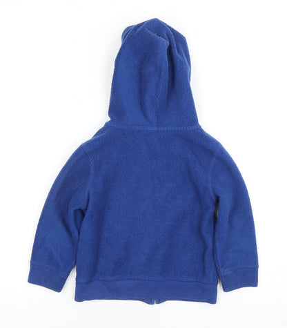 GAP Boys Blue Fleece Hoodie Jacket 3 Years