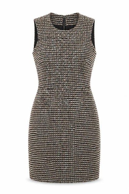 Warehouse Women's Multicoloured Check Pencil Dress