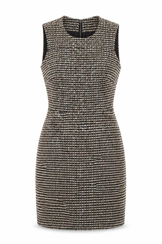 Warehouse Women's Multicoloured Check Pencil Dress