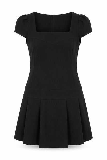 Warehouse Women's Black Short Sleeve Dress Size 12