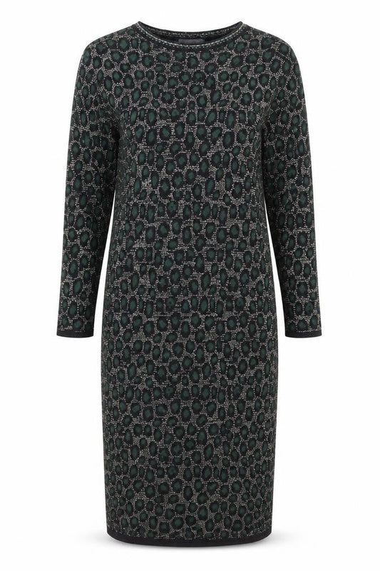 Front view of Principles Women's Black Knee Length Sheath Dress, size 12