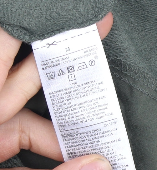 GAP Green Sleeveless Dress M for Women