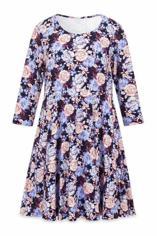 Cotton Traders Women's Floral Dress, Size 18, Multicoloured
