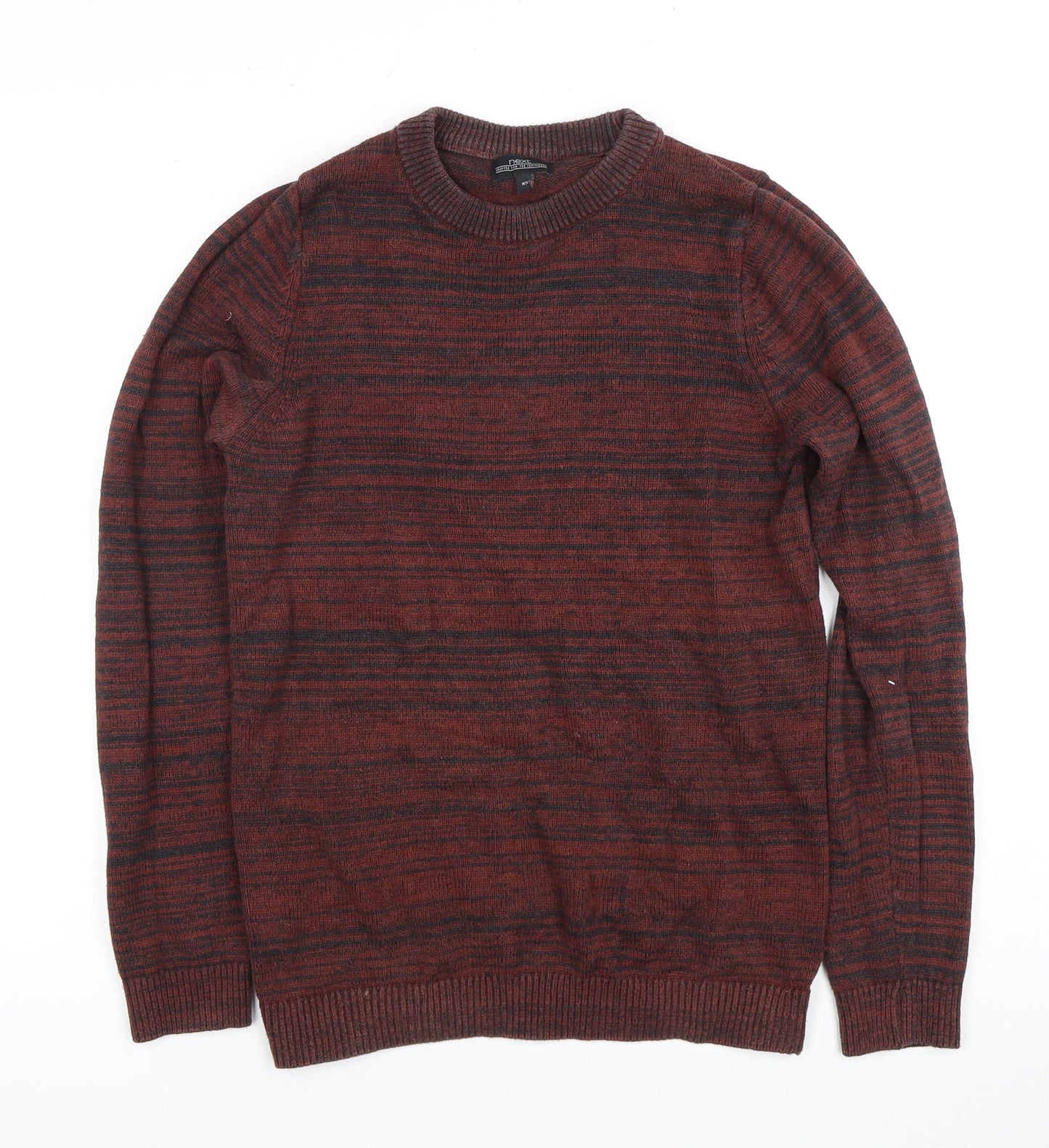 Next Men's XS Red Striped Pullover Jumper