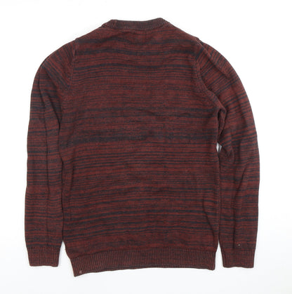 Next Men's XS Red Striped Pullover Jumper