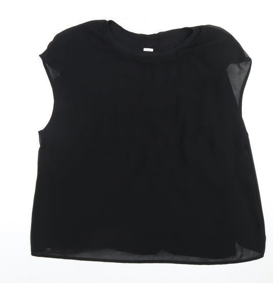 John Lewis Women's Black Blouse Size 18 Sleeveless