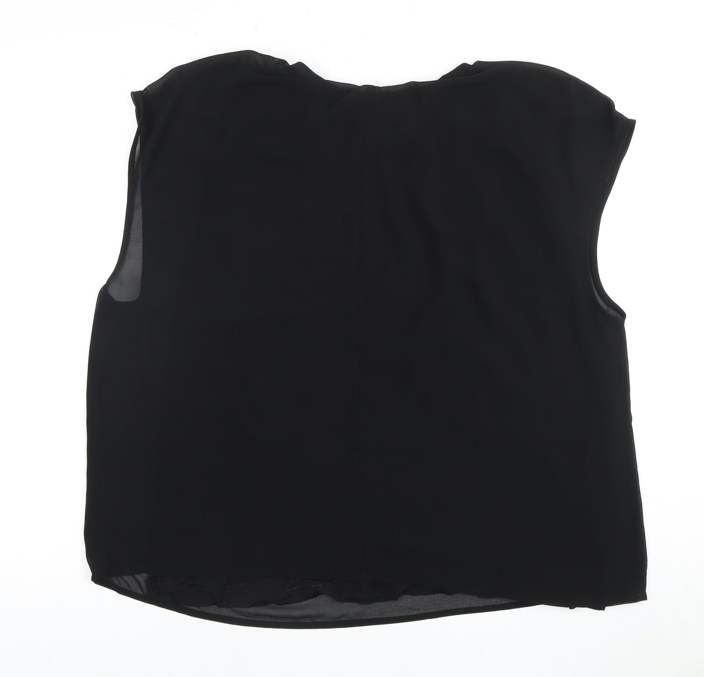 John Lewis Women's Black Blouse Size 18 Sleeveless