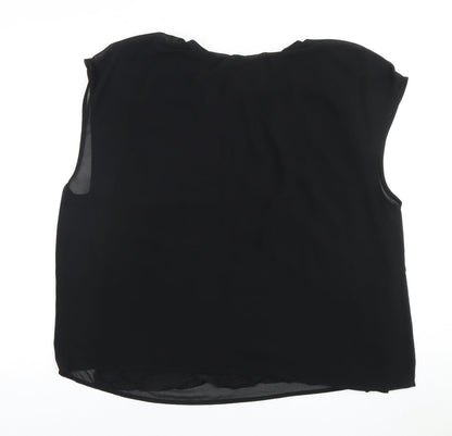 John Lewis Women's Black Blouse Size 18 Sleeveless