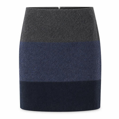 Hobbs Women's Grey Blue Wool Pencil Skirt, Size 8