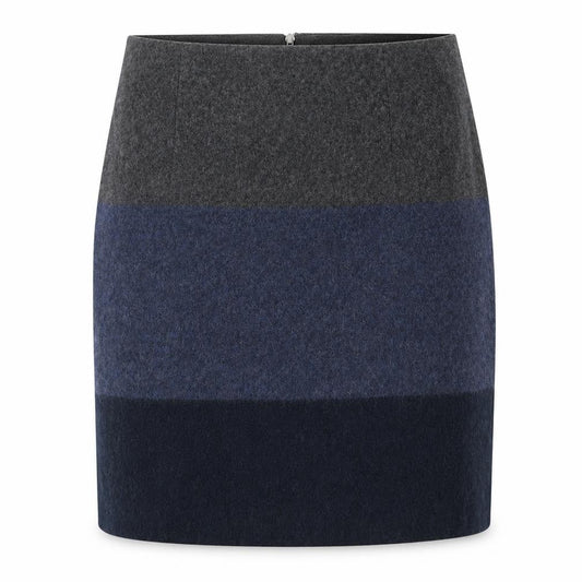 Hobbs Women's Grey Blue Wool Pencil Skirt, Size 8